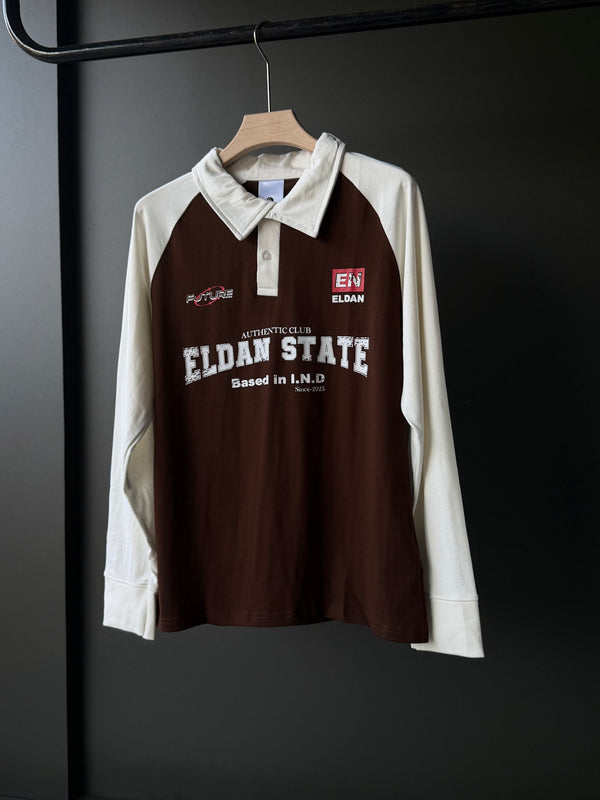 ELDAN Collar Full-Sleeve Shirt — Contrast Sleeve Design