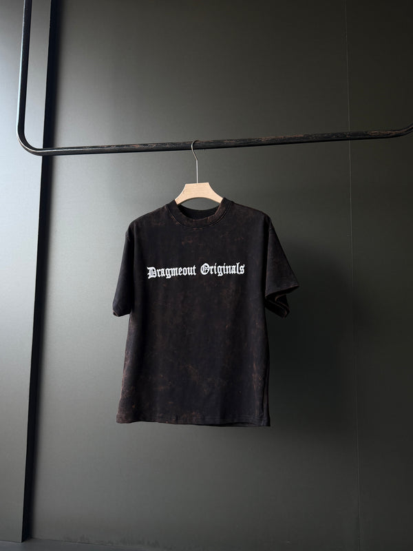 BROWNACIDTS Acid Wash Five-Sleeves | Oversized Streetwear