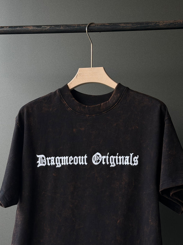 BROWNACIDTS Acid Wash Five-Sleeves | Oversized Streetwear