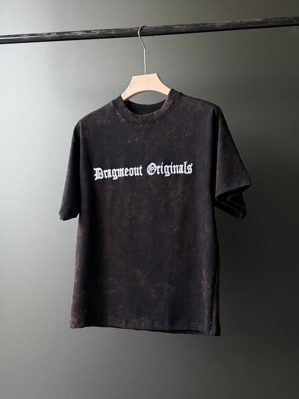 BROWNACIDTS Acid Wash Five-Sleeves | Oversized Streetwear