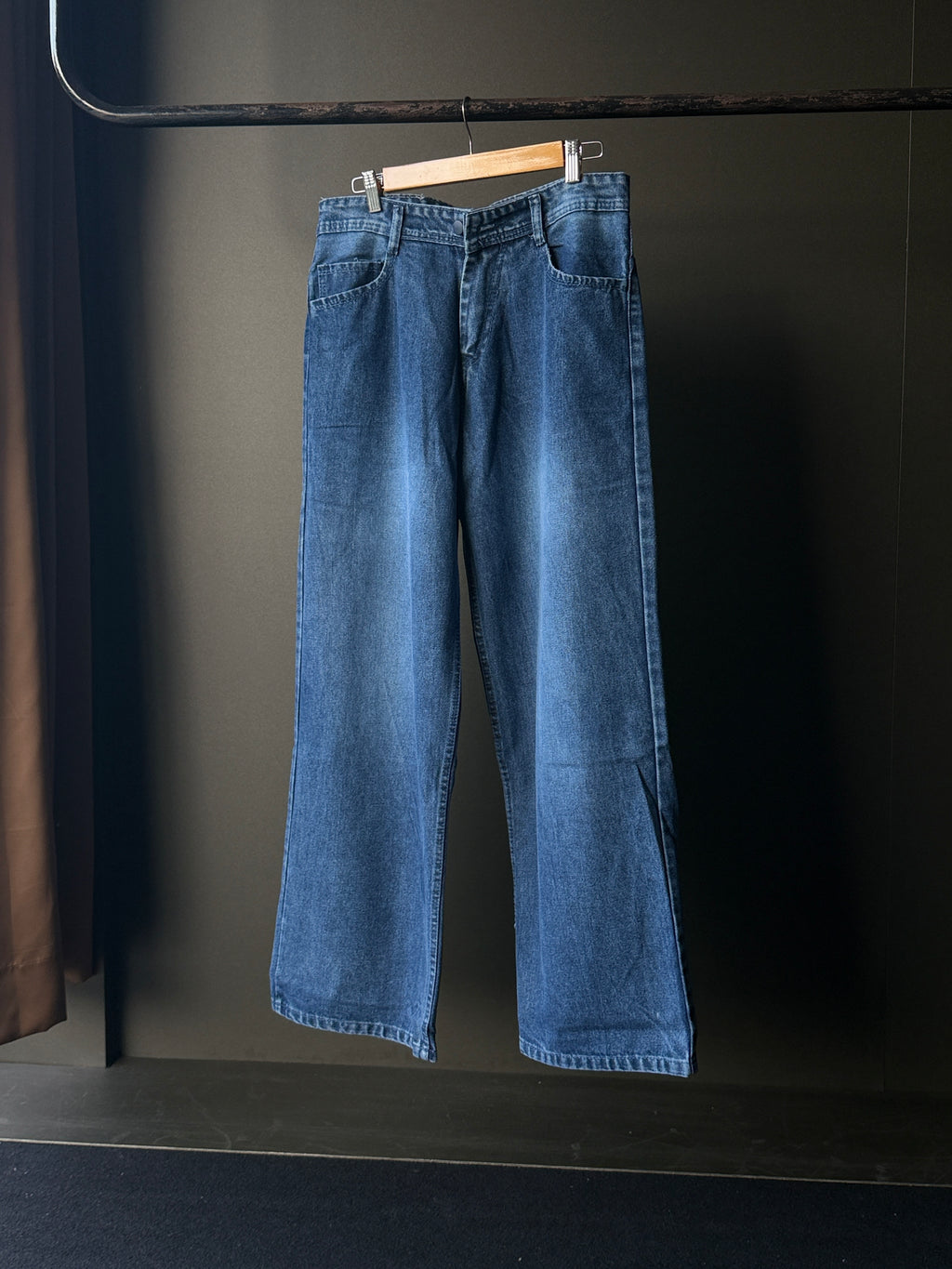 Classic Blue Denim              WideLeg Baggy Jn2/4