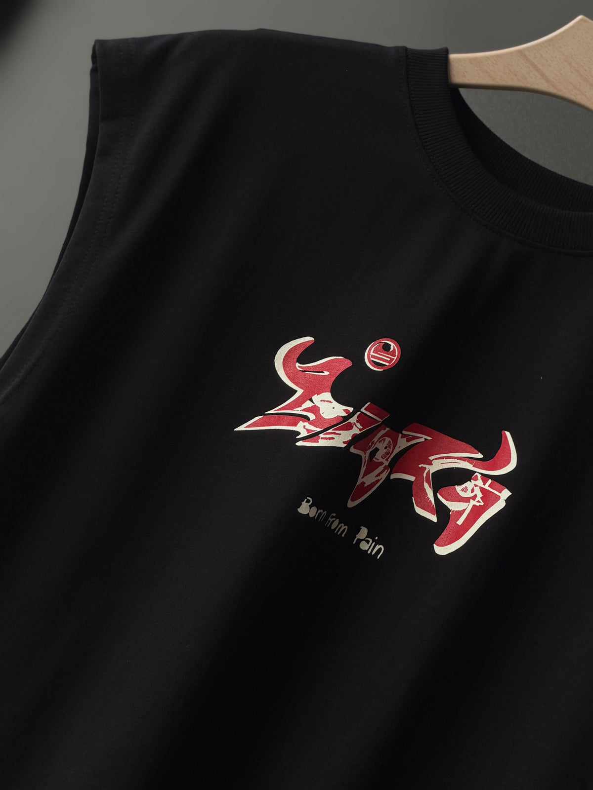 Cash Riot Black                Sleeveless TShirt