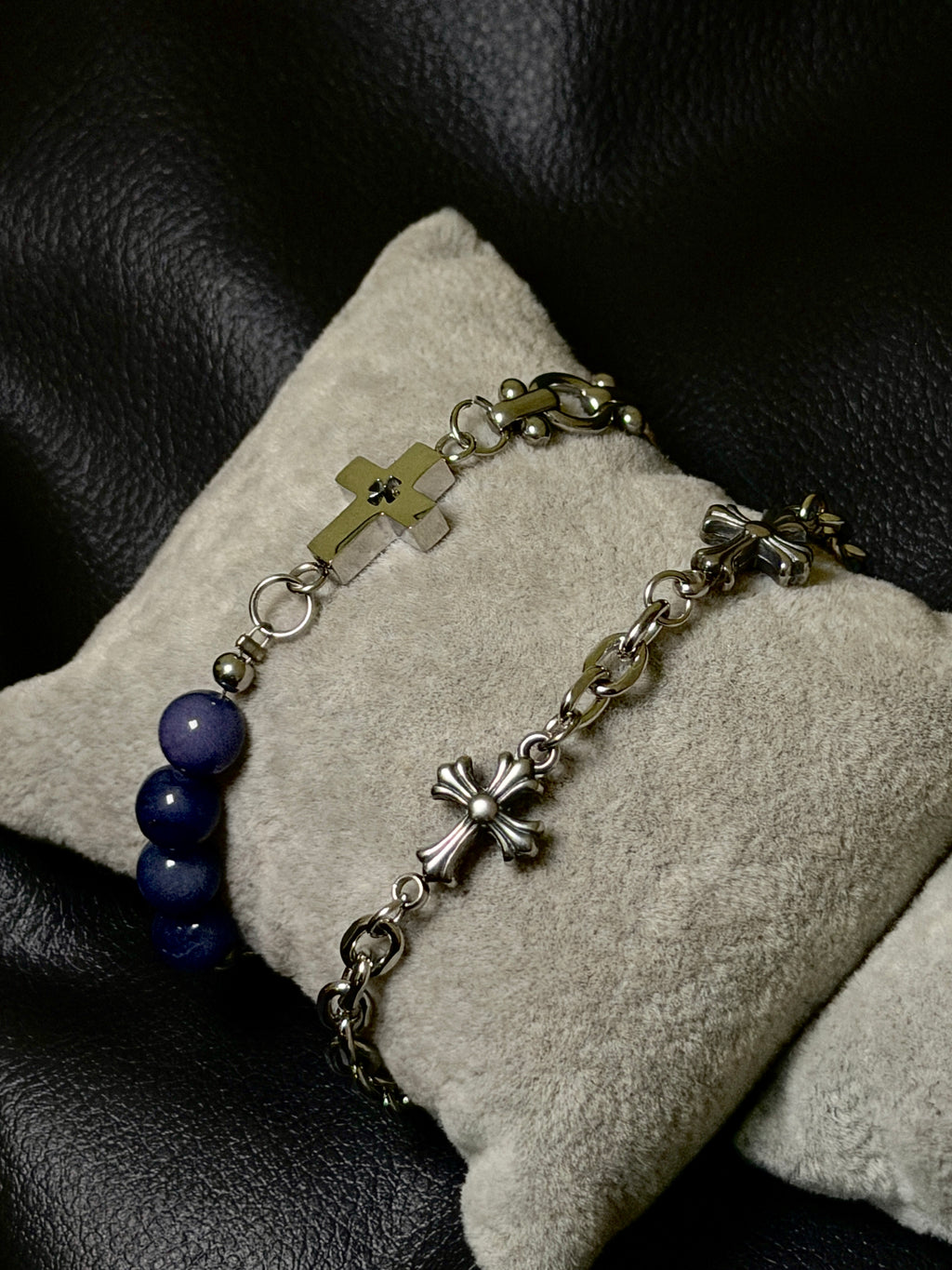 Chrome Star Rosary Combo