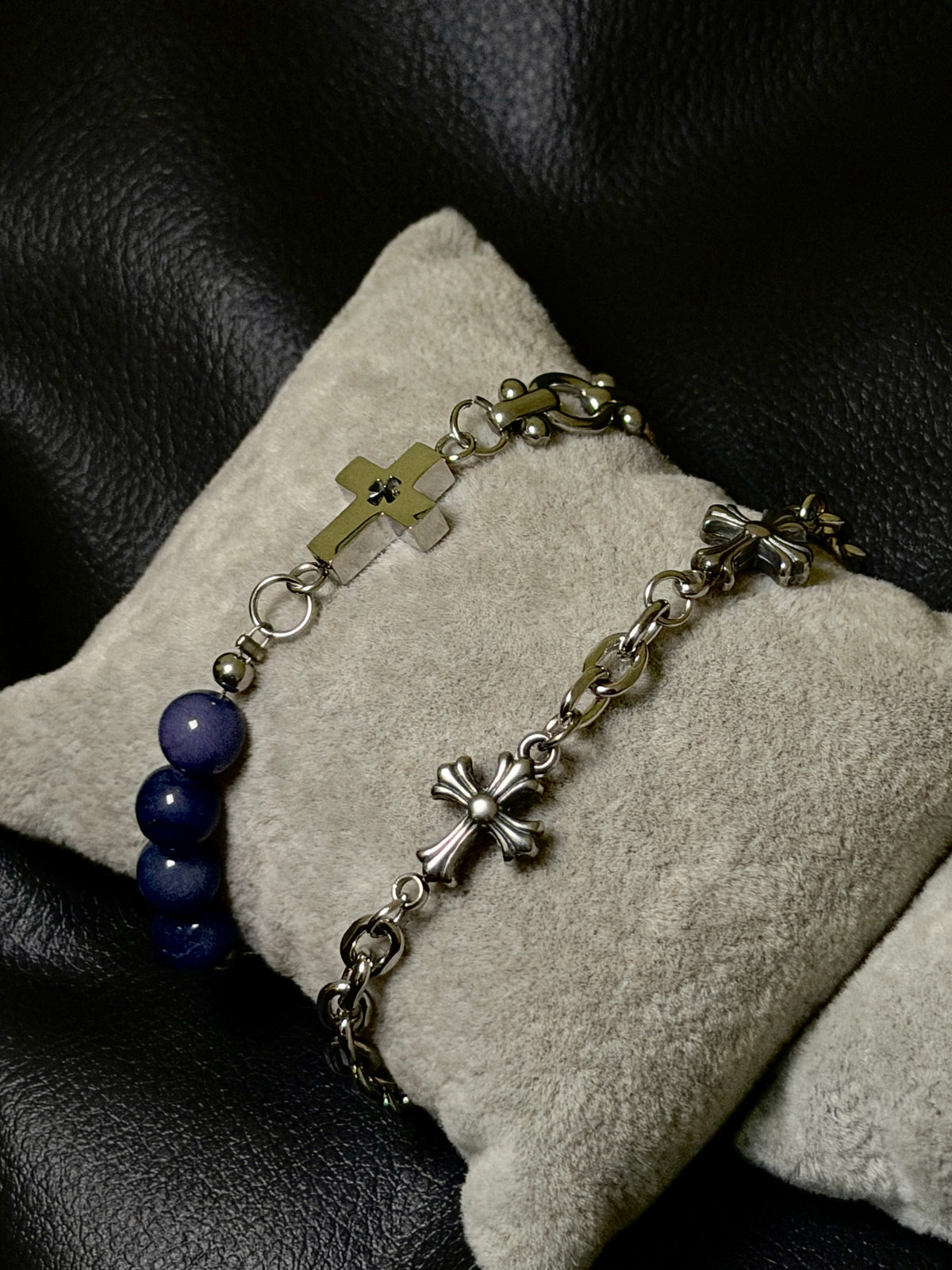 Chrome Star Rosary Combo