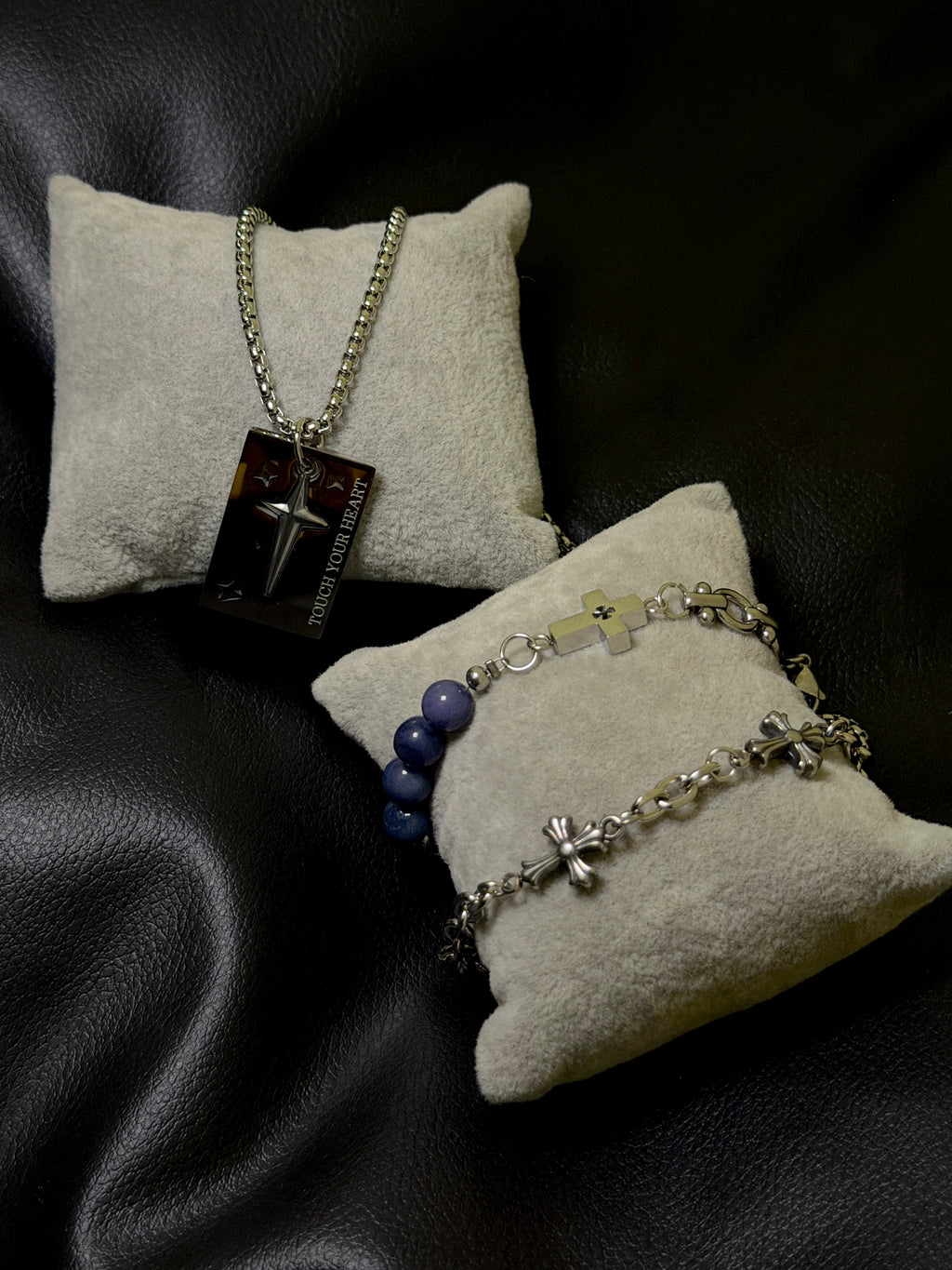 Chrome Star Rosary Combo
