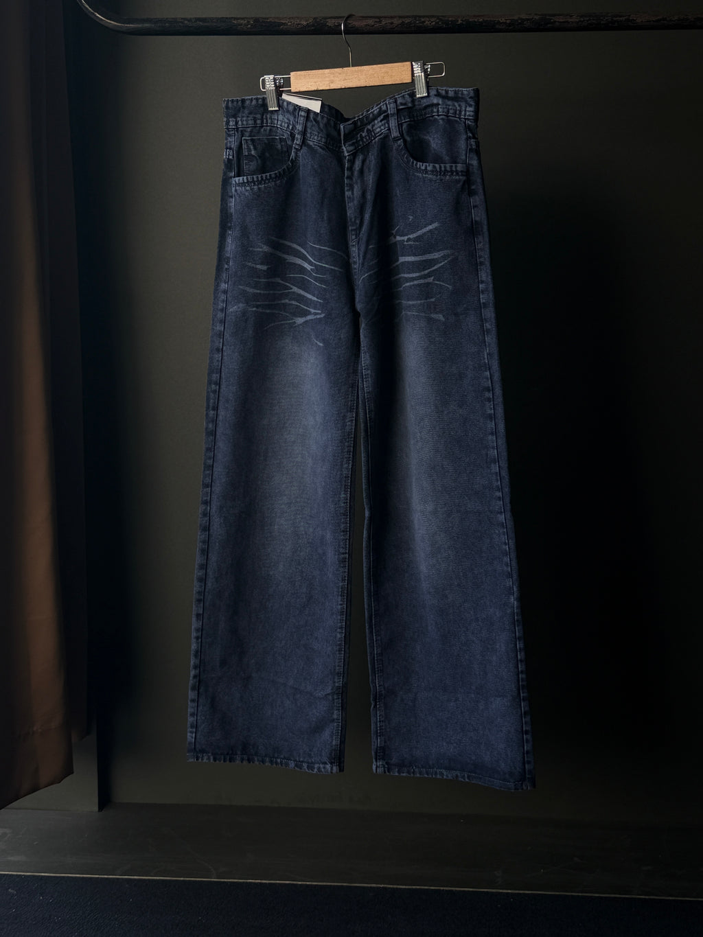Nocturne Whisker Denim    WideLeg Baggy Jn2/1