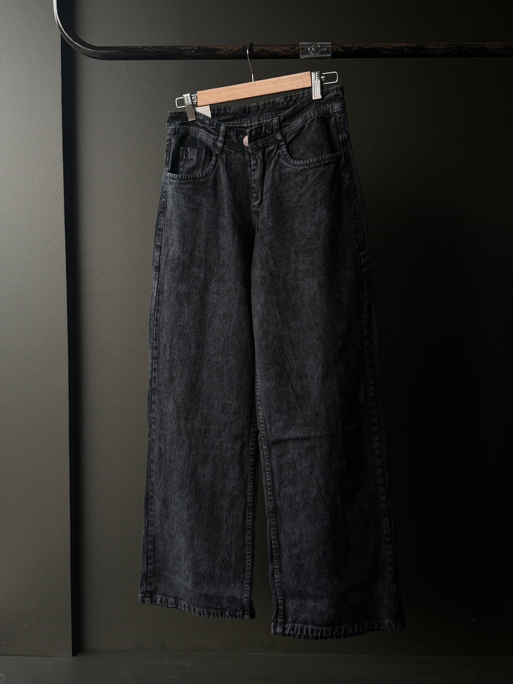 Carbon District Washed Denim WideLeg Baggy Jn12/4
