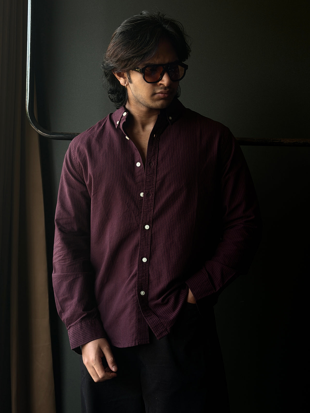 Cael Old Money Stripe       FullSleeve Shirts