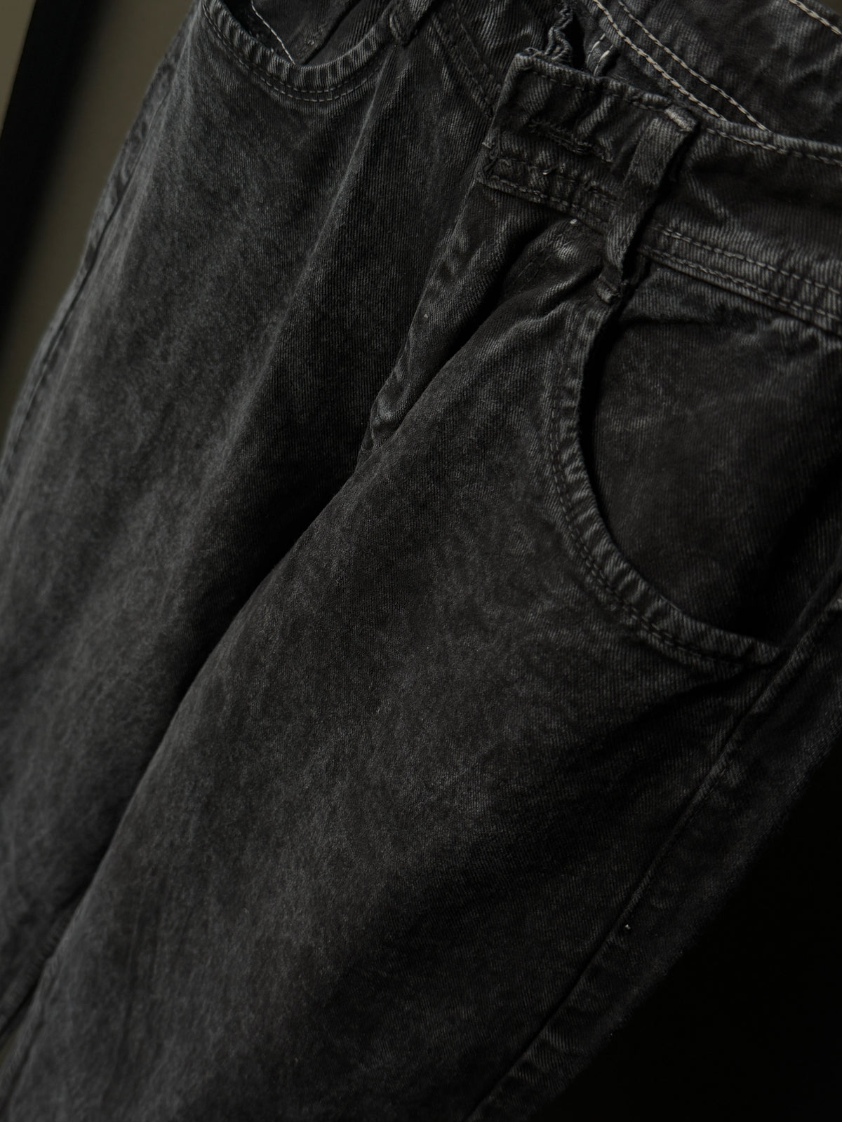 Rivet Haze Washed Denim  WideLeg Baggy Jn12/1