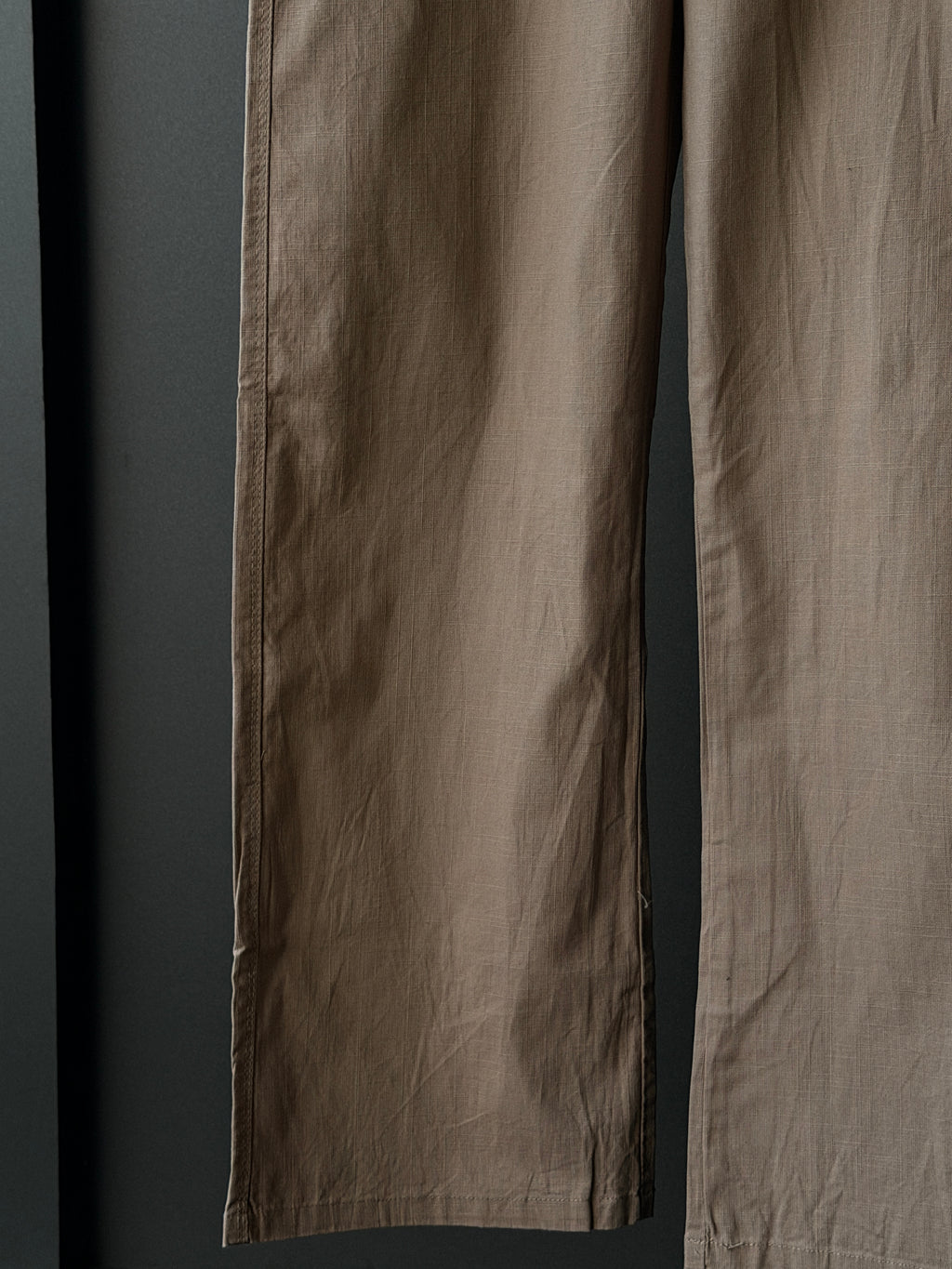 Sandstone Khaki Linen Baggy
