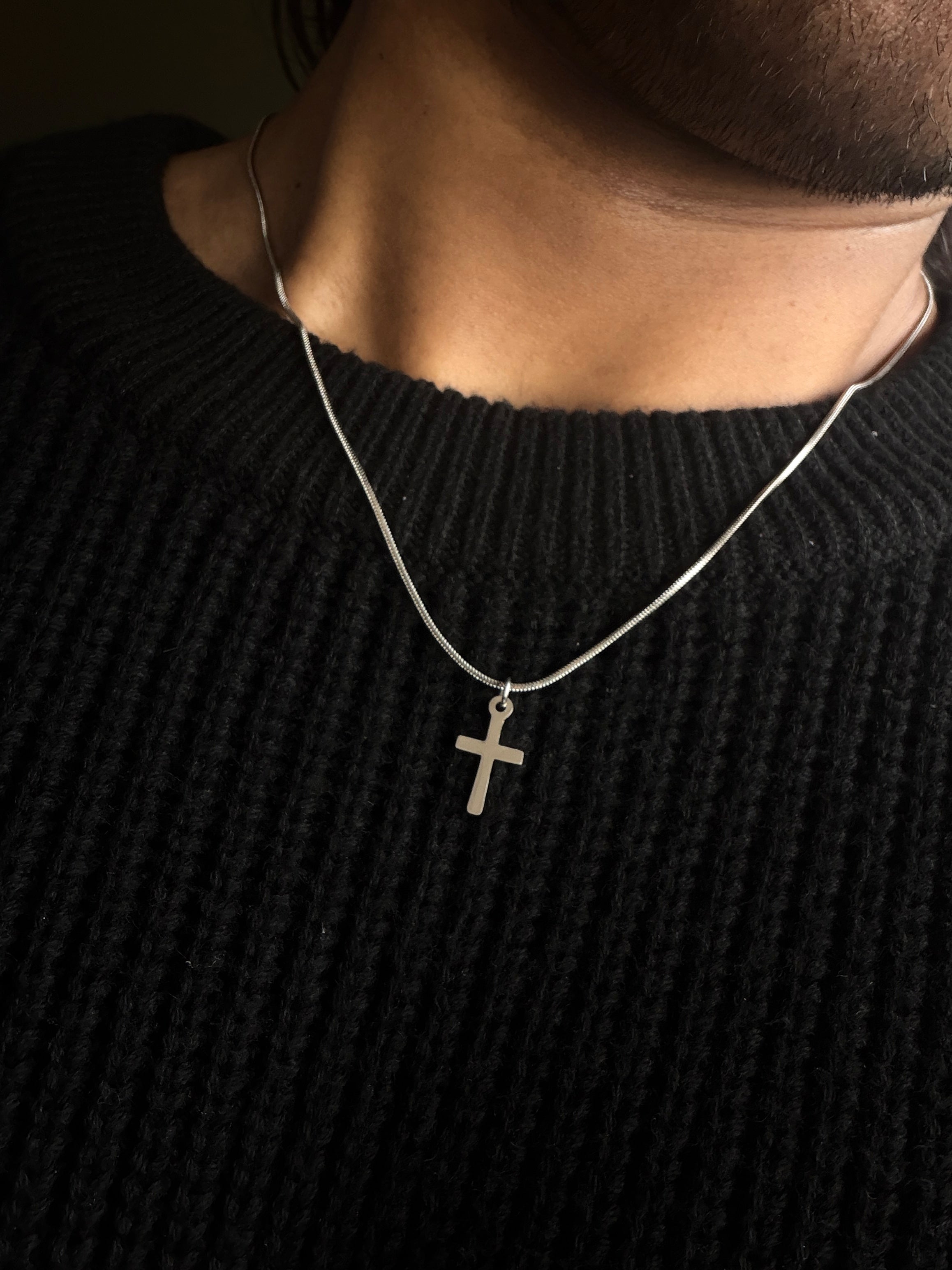 Imp Stainless Cross Chains