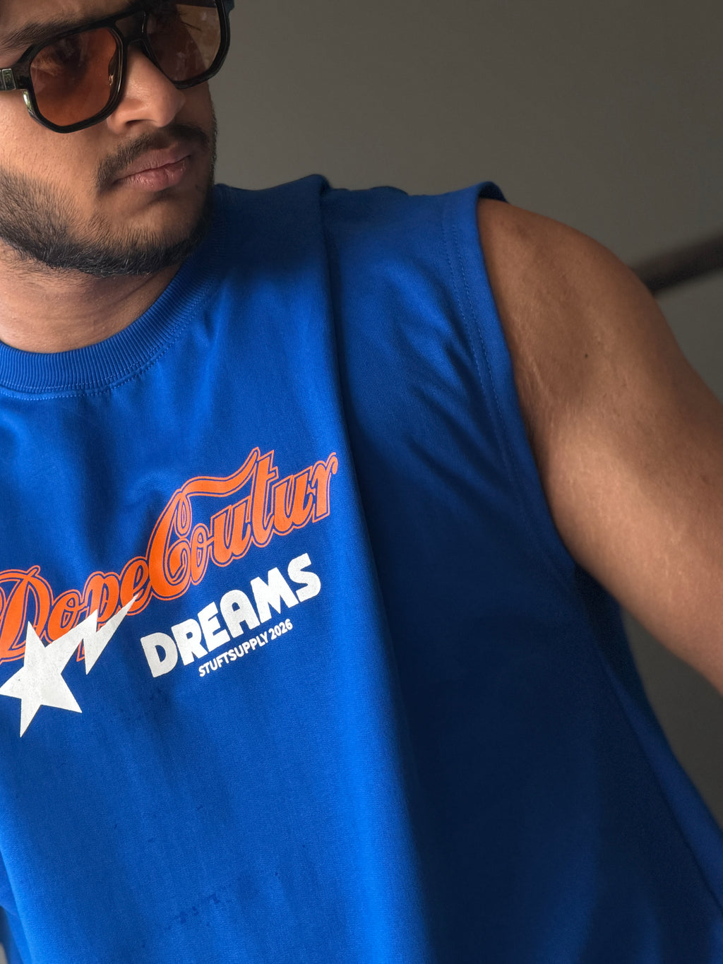 Dope Dreams Cobalt          Sleeveless TShirt