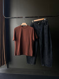 Rust District Streetwear Combo FiveSleeve Tee & Barrel baggy