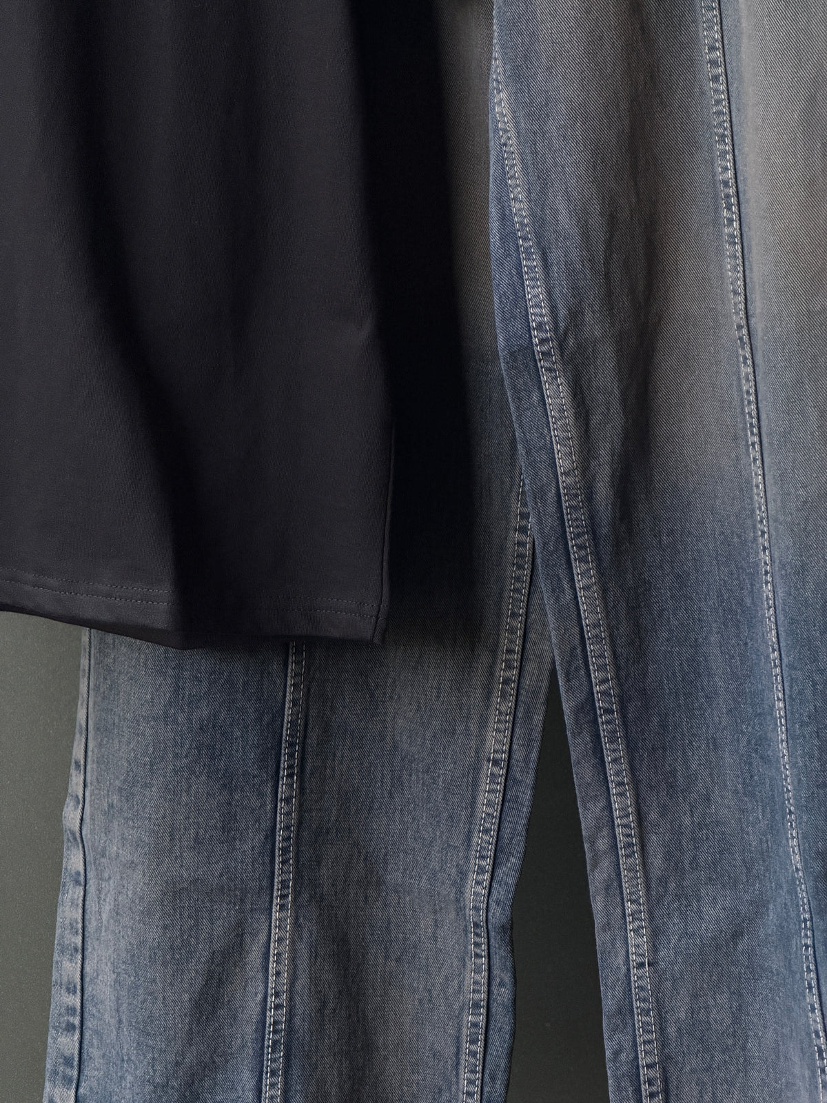Black Forge Streetwear Combo FiveSleeve Tee & barrel baggy