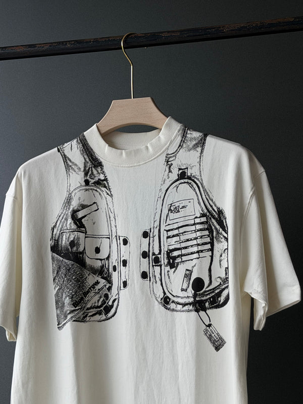 DopeWhitePrinted Five-Sleeves | Oversized Printed Streetwear