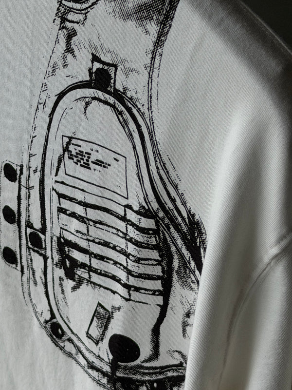DopeWhitePrinted Five-Sleeves | Oversized Printed Streetwear