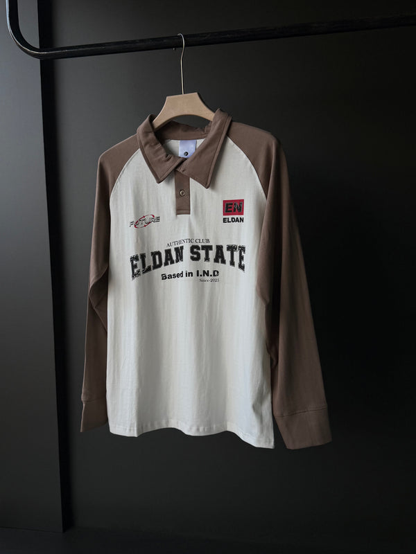 ELDAN Collar Full-Sleeve Shirt — Contrast Sleeve Design