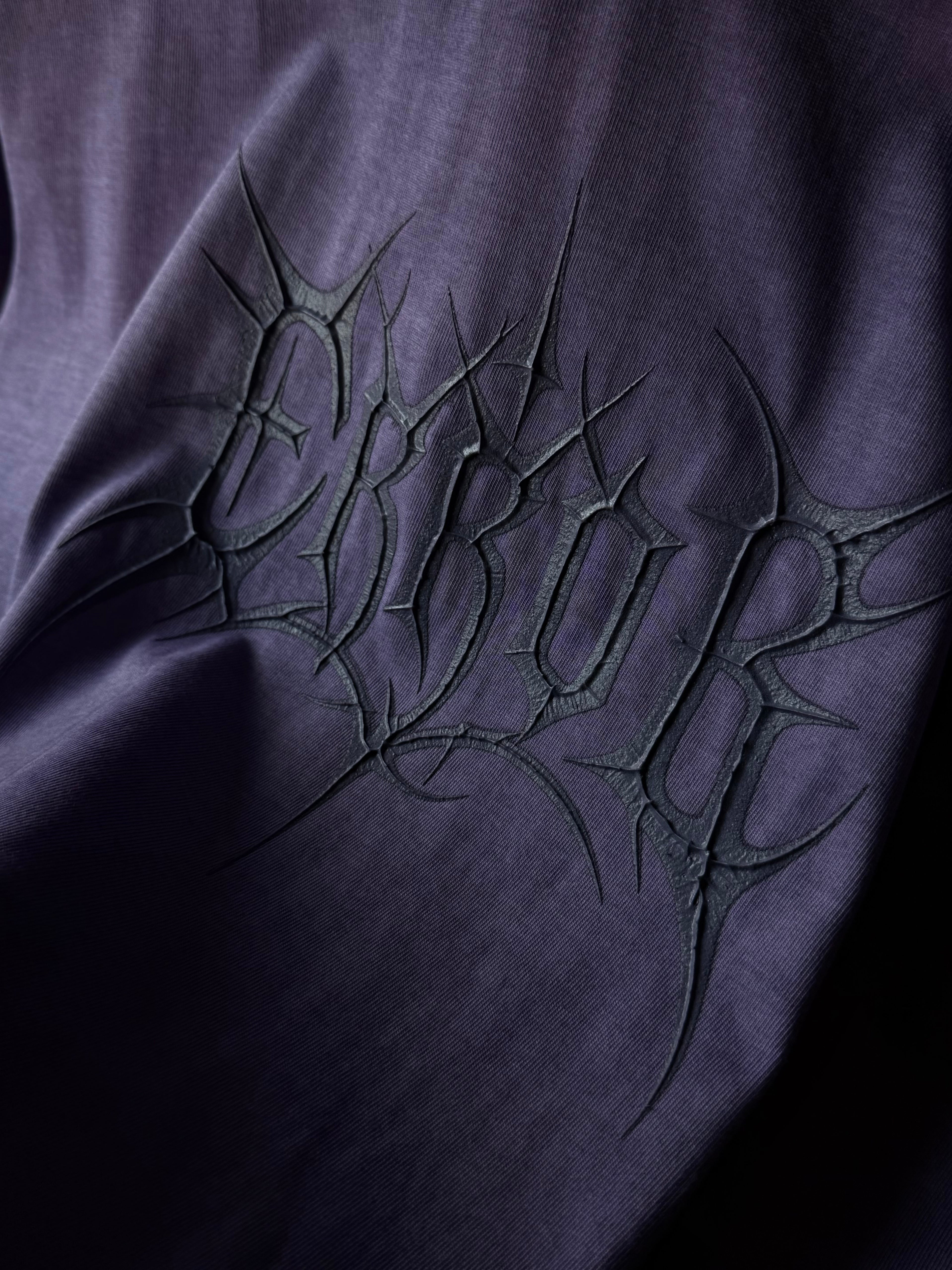 ERROR ACID WASH Five-Sleeve Tee