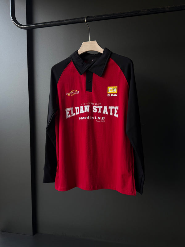 ELDAN Collar Full-Sleeve Shirt — Contrast Sleeve Design