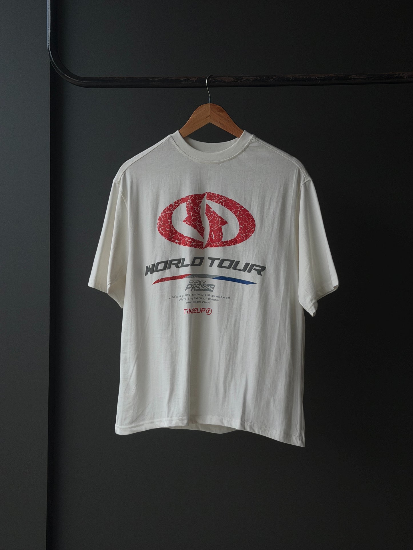 JOFIDEN Oversized Five-Sleeve Tee — Maifante Active & World Tour Prints