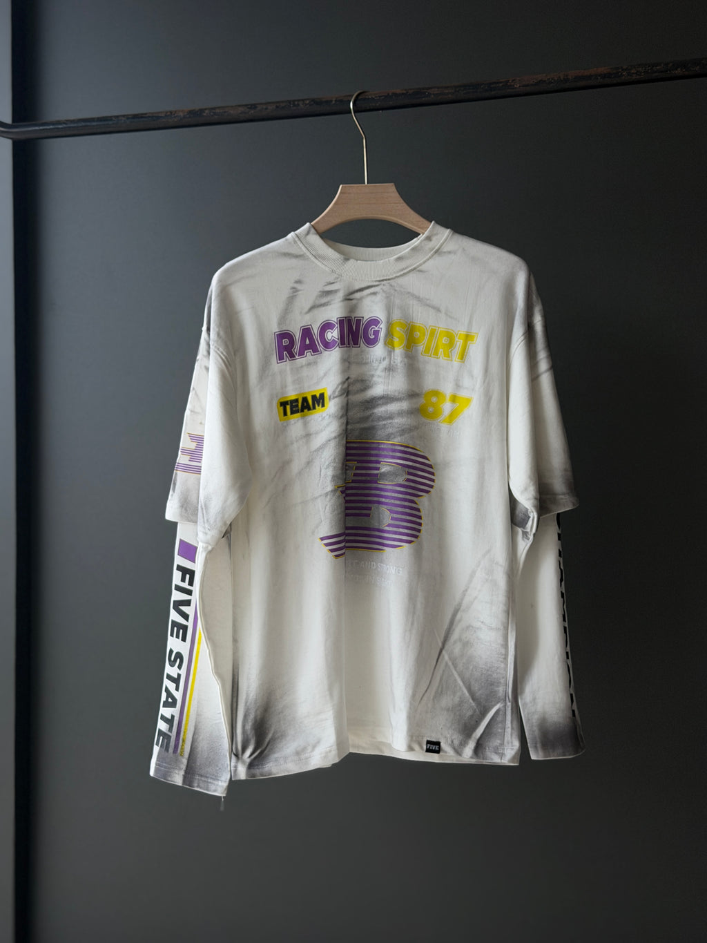 RACING SPRIT Drop-Shoulder Dr Sleeve Tee