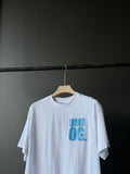 MOGWHITE Oversized Five-Sleeve Tee