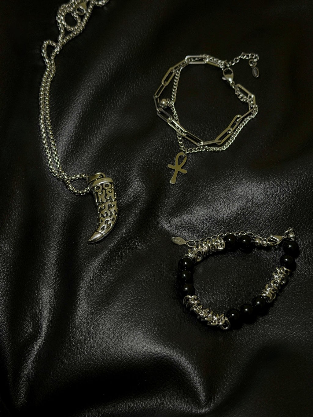 Wolf Ankh Agate Prestige Combo