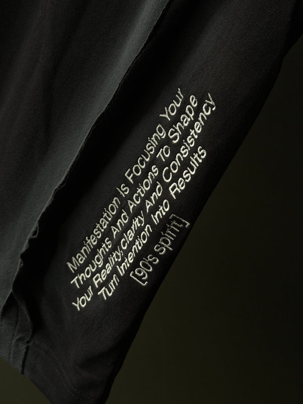 Apex Seam Midnight Black Fivesleeve Tshirt