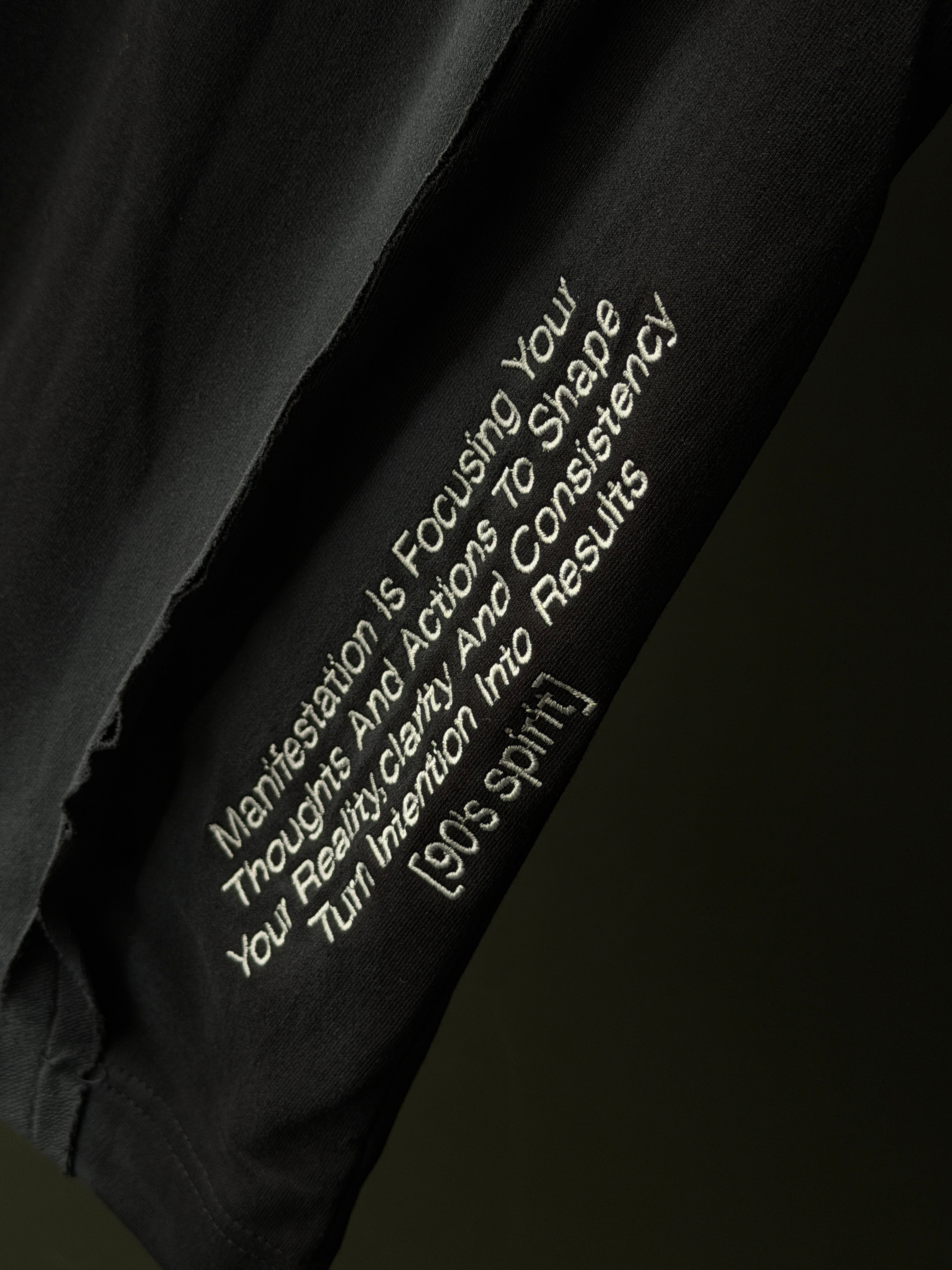Apex Seam Midnight Black Fivesleeve Tshirt