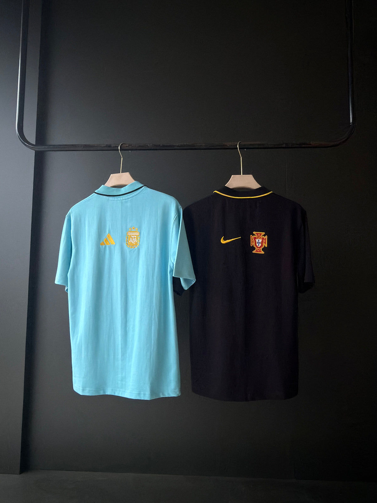Argentina & Portugal Jersey Design Polo Tshirt