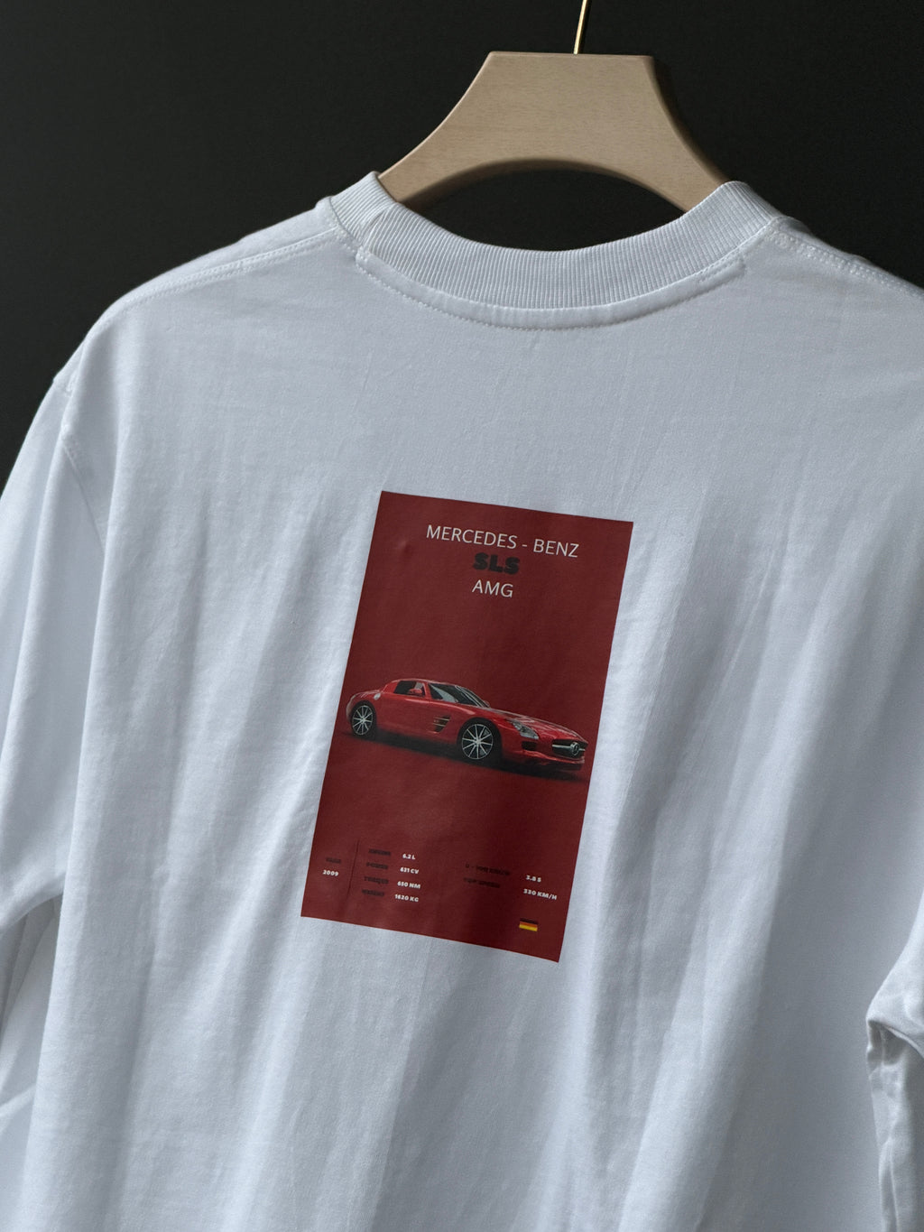 Benz BackPrint Fivesleeve Tshirt