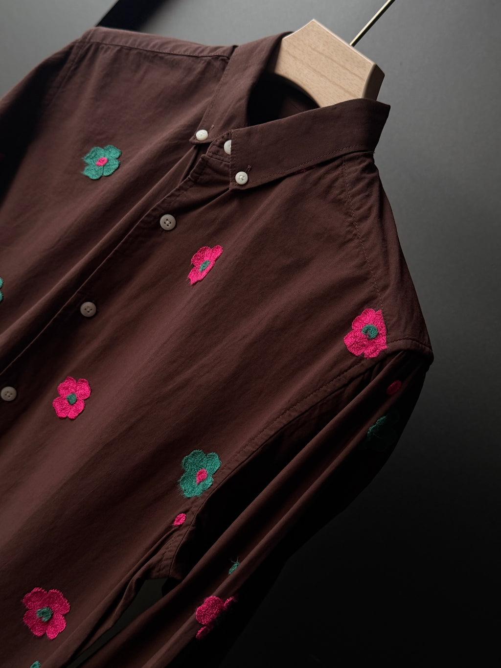 Bloom mirage Embroidery Fullsleeve Shirt
