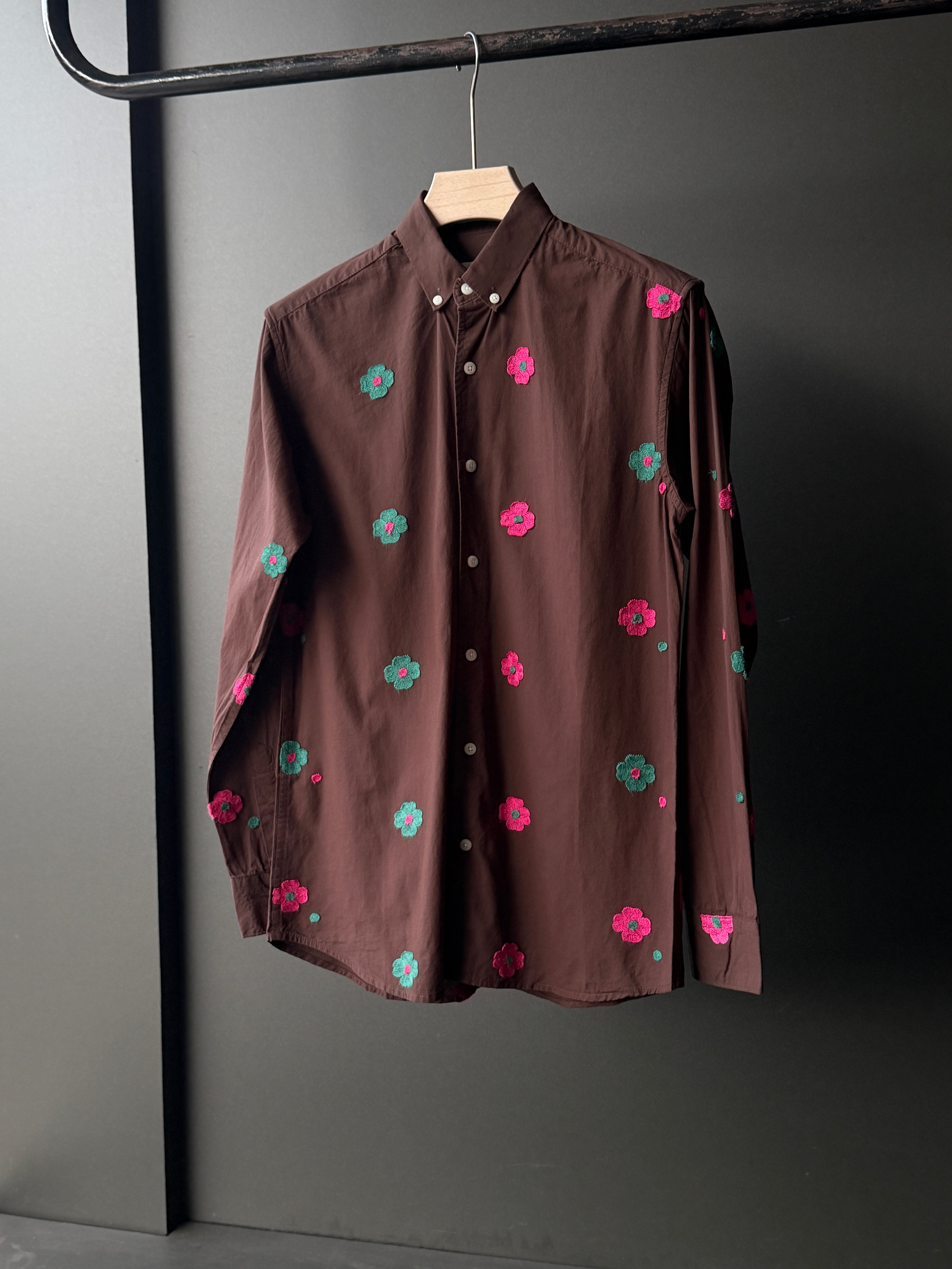 Bloom mirage Embroidery Fullsleeve Shirt