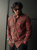 Bloom mirage Embroidery Fullsleeve Shirt