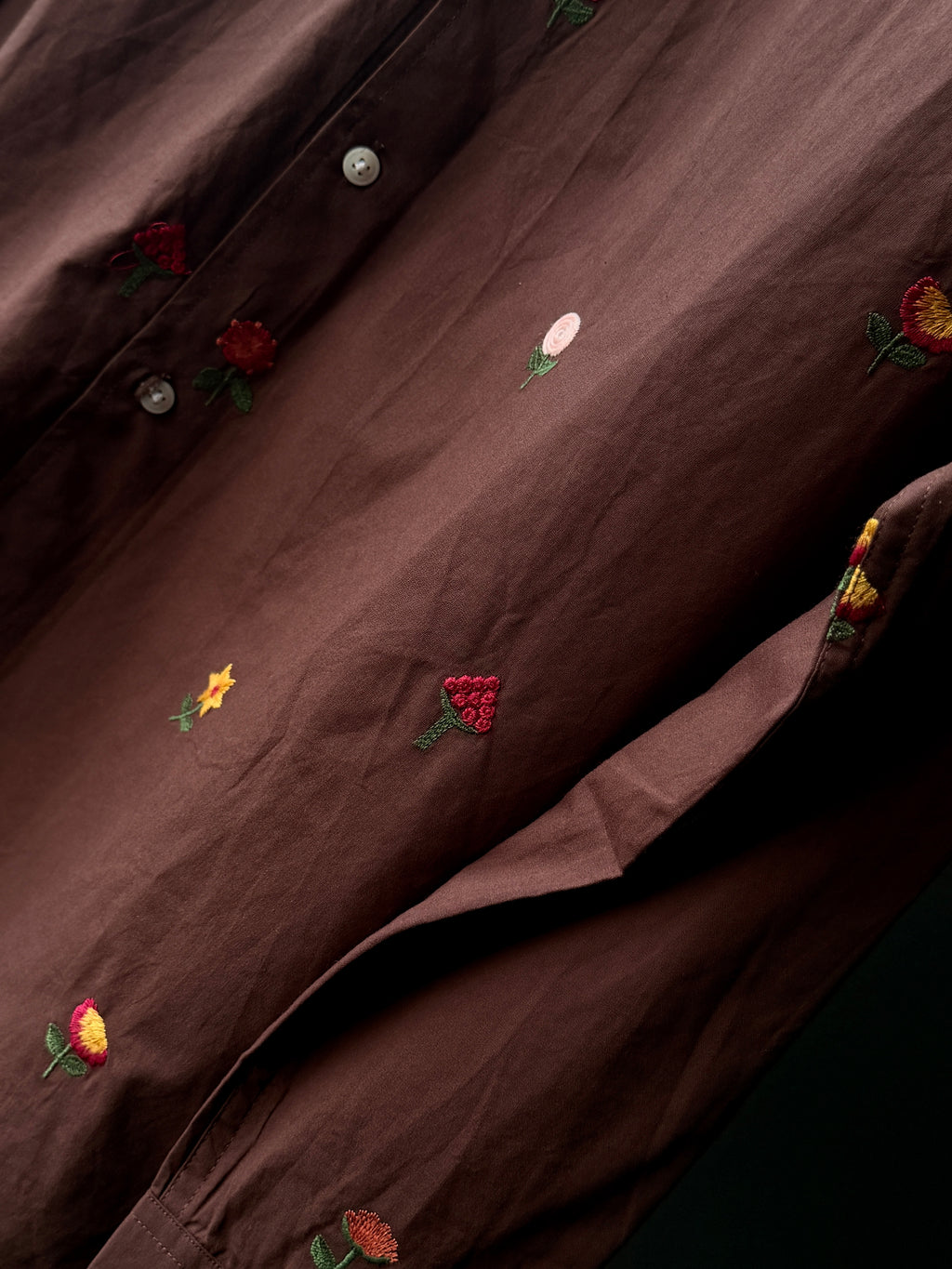 Crimsonmeadow Embroidery Fullsleeve Shirt