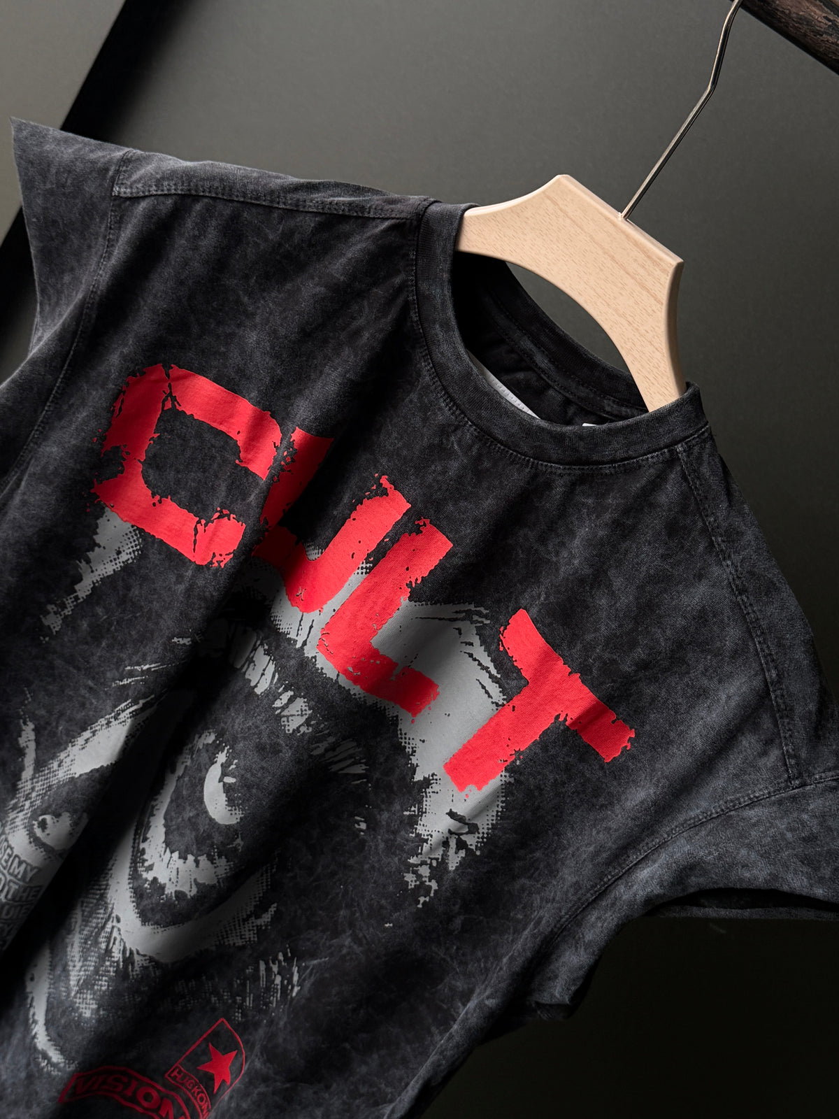 Cult Vission Acid Wash Sleeveless Tshirt