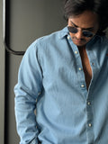 Denimdusk Striped Denim Fullsleeve Shirt