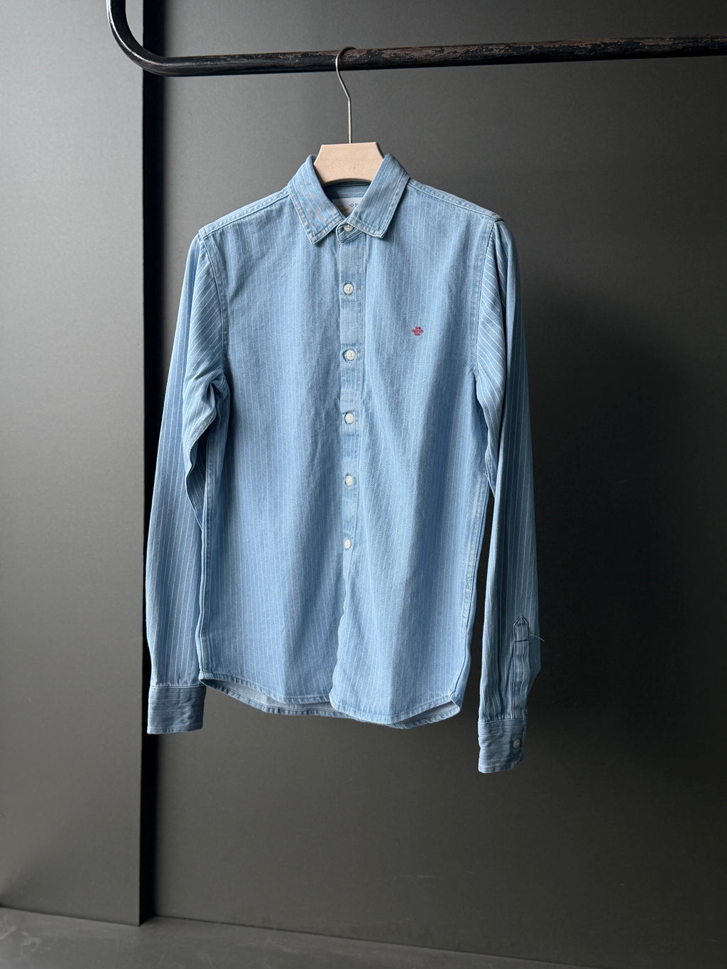 Denimdusk Striped Denim Fullsleeve Shirt