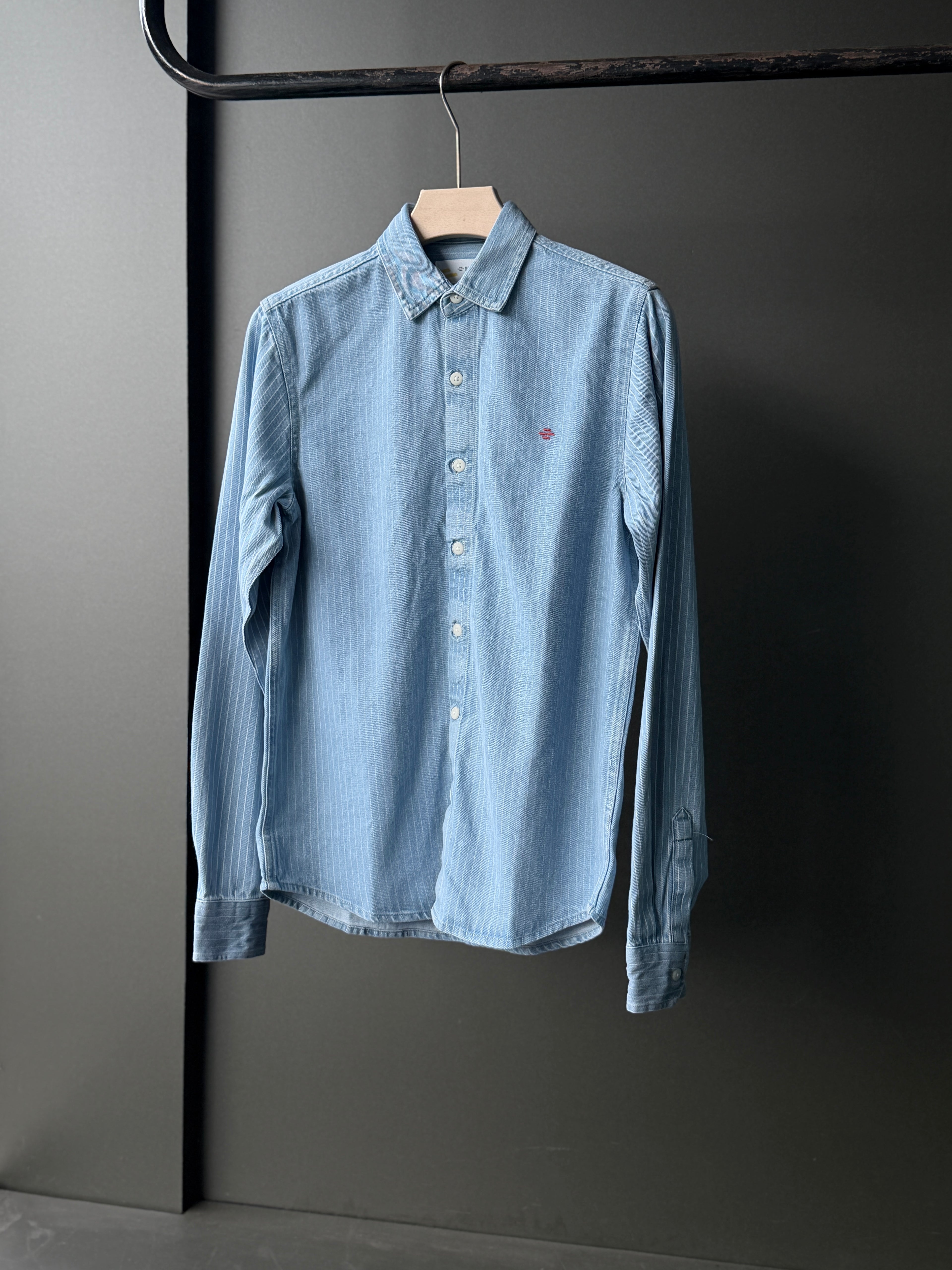 Denimdusk Striped Denim Fullsleeve Shirt