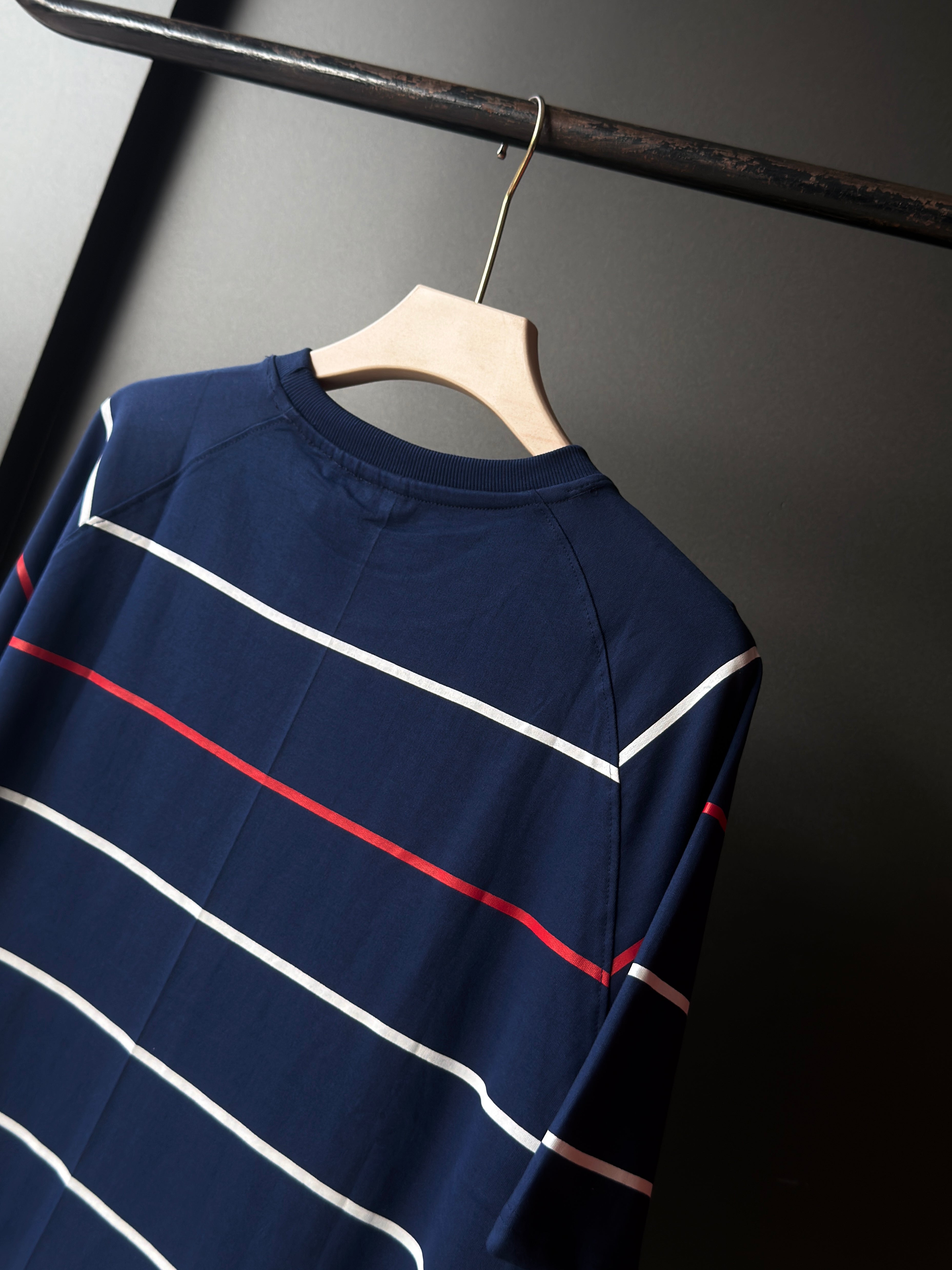 Embroidery Retro Jersey Design Fivesleeve Tshirt