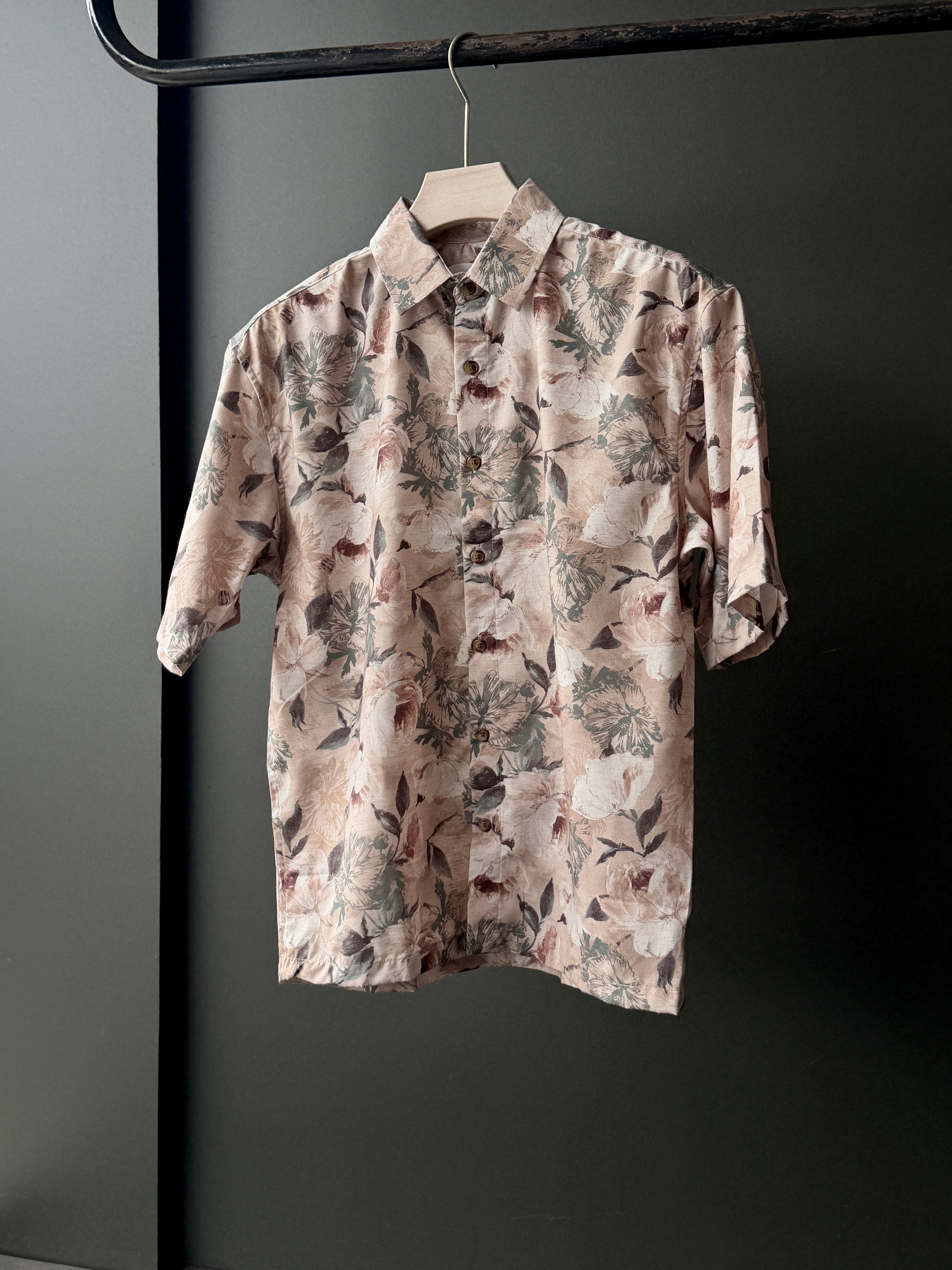 Floralprint Viscose Fivesleeve Shirt