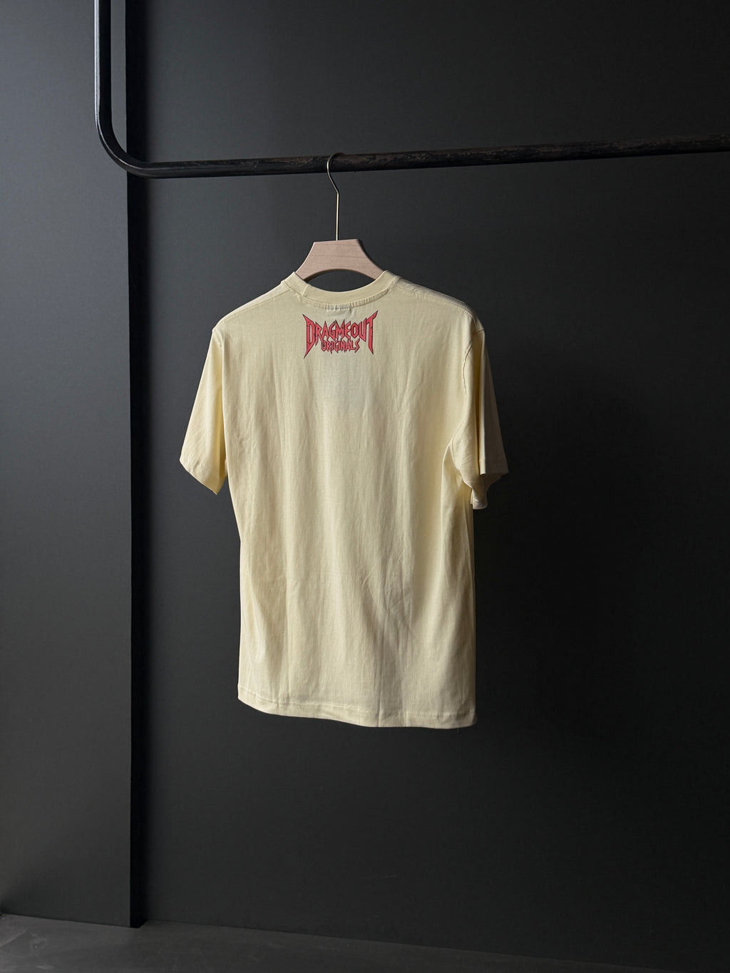Forsaken Front Print Over Sized Fivesleeve Tshirt
