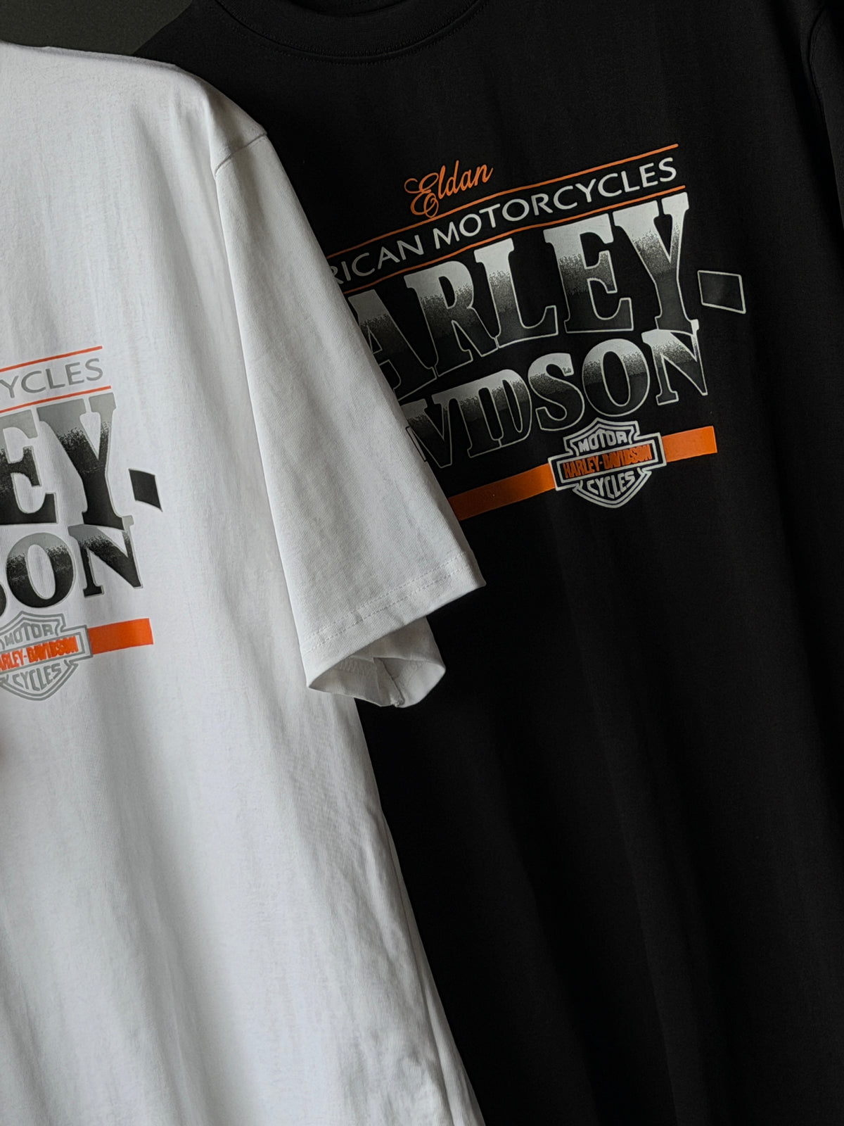 Harley Davidson Front Print Fivesleeve Tshirt