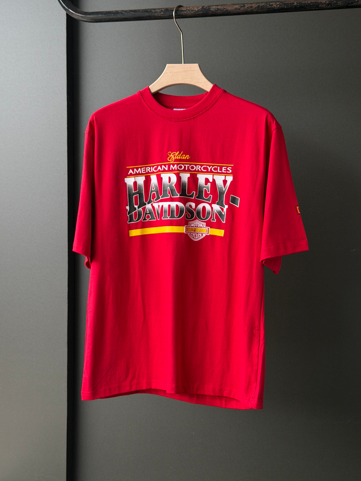 Harley Davidson Front Print Fivesleeve Tshirt
