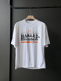 Harley Davidson Front Print Fivesleeve Tshirt