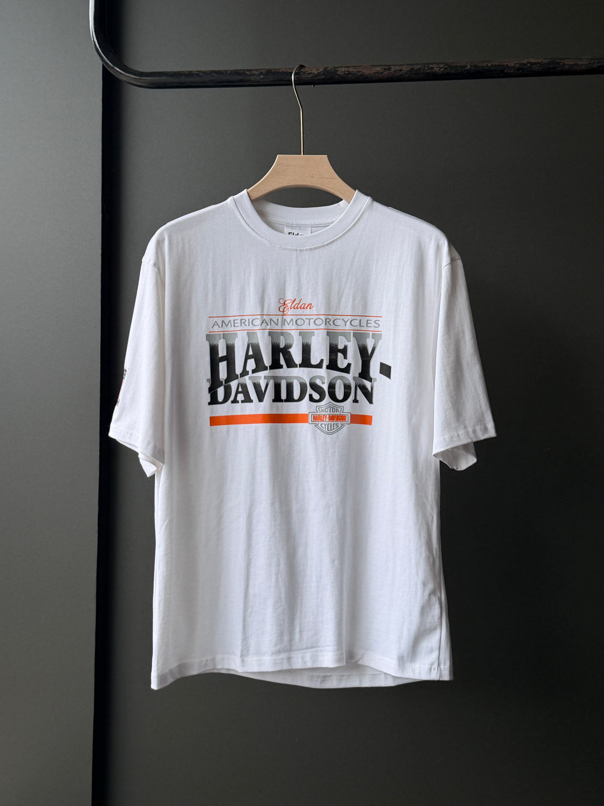Harley Davidson Front Print Fivesleeve Tshirt