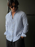 Heritagestripe Chineseneck Fullsleeve Shirt
