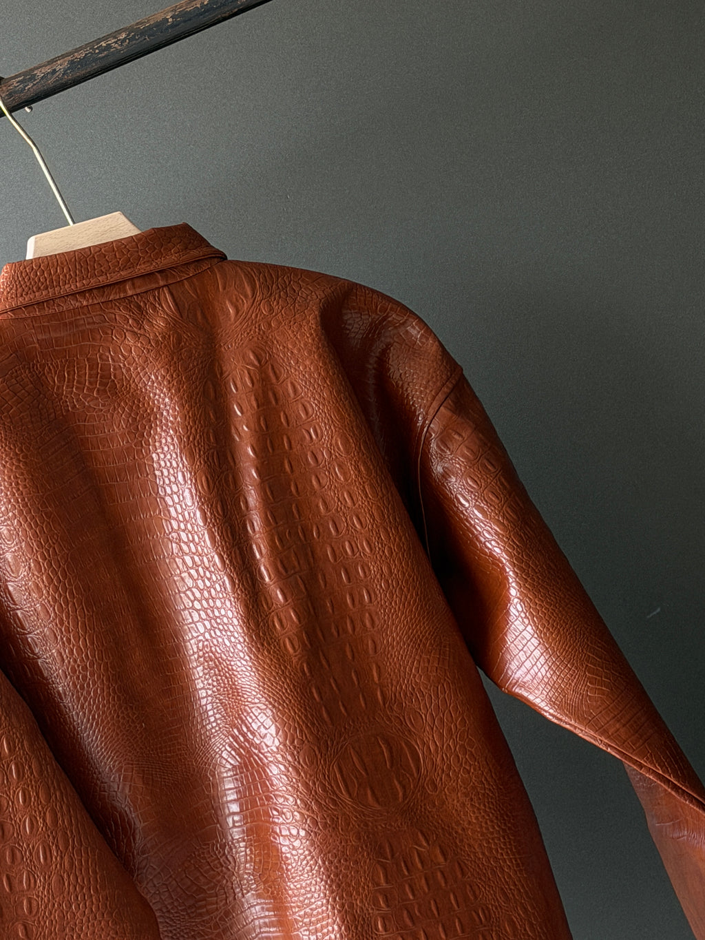 Imported Cross Lether Jacket