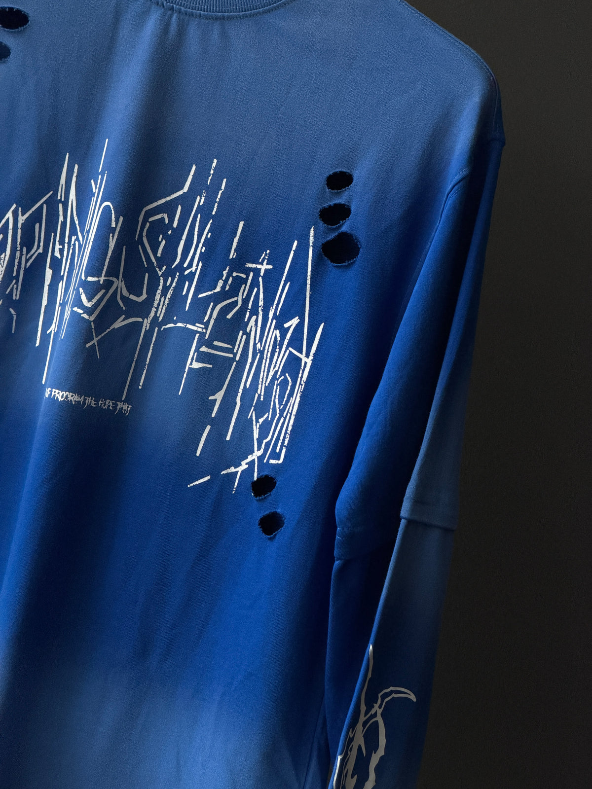 JML Acid Wash Scratchprint Fullsleeve Tshirt
