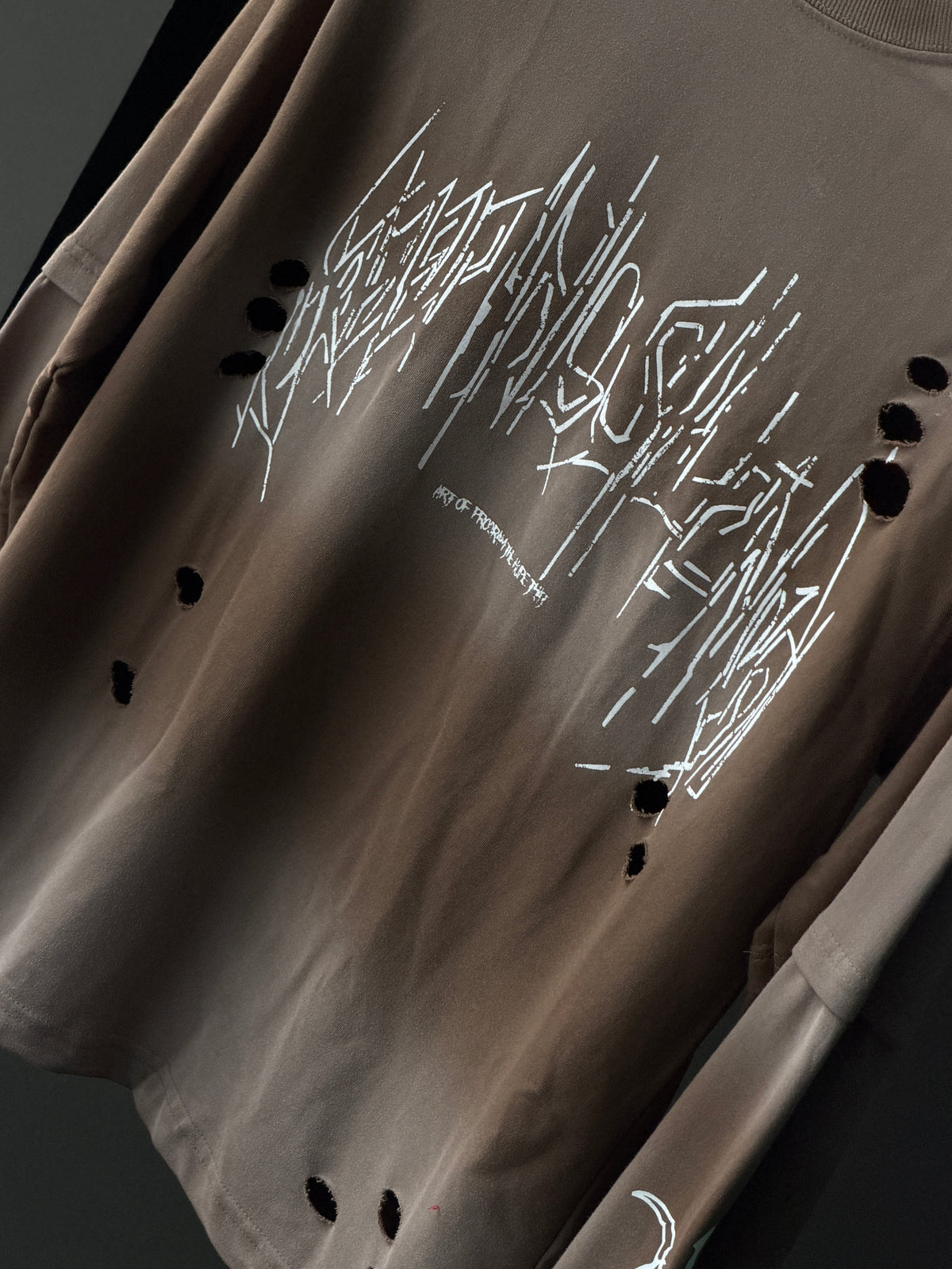 JML Acid Wash Scratchprint Fullsleeve Tshirt